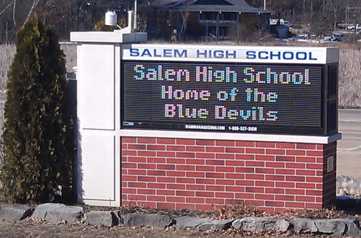 LED signs Salem HS NH Boston